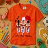 Orange Day Awareness For Indigenous Education Teachers Kids T-Shirt thumb 3