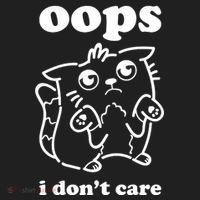 Oops I DonT Care Women's Sweatshirt thumb 2
