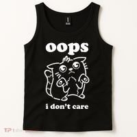Oops I DonT Care Tank Top thumb 2