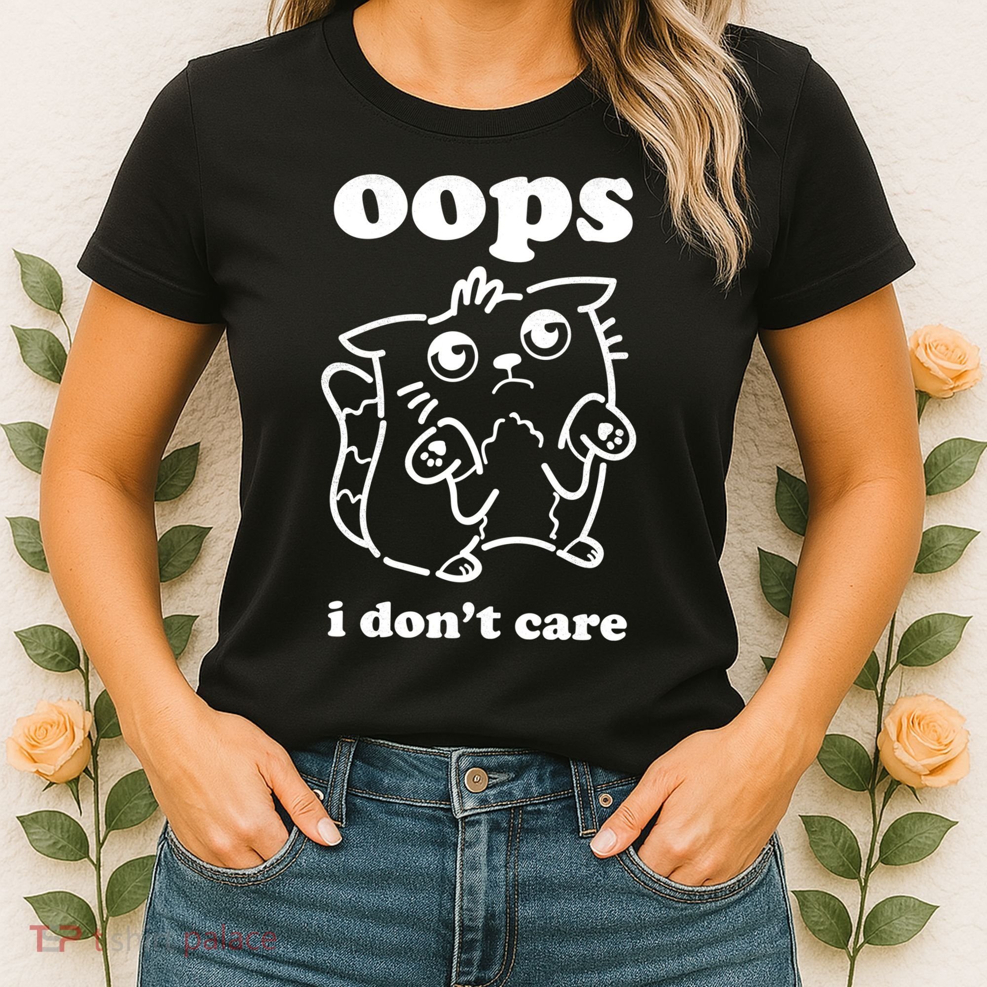 Oops I DonT Care Women's T-Shirt