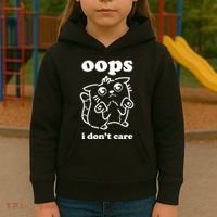 Oops I DonT Care Kids Hoodie thumb 3