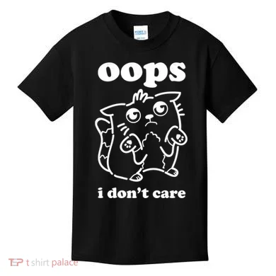 Oops I DonT Care Kids T-Shirt