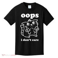 Oops I DonT Care Kids T-Shirt thumb 0