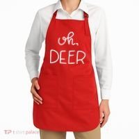 Oh Deer Christmas Cute Christmas Apron thumb 2
