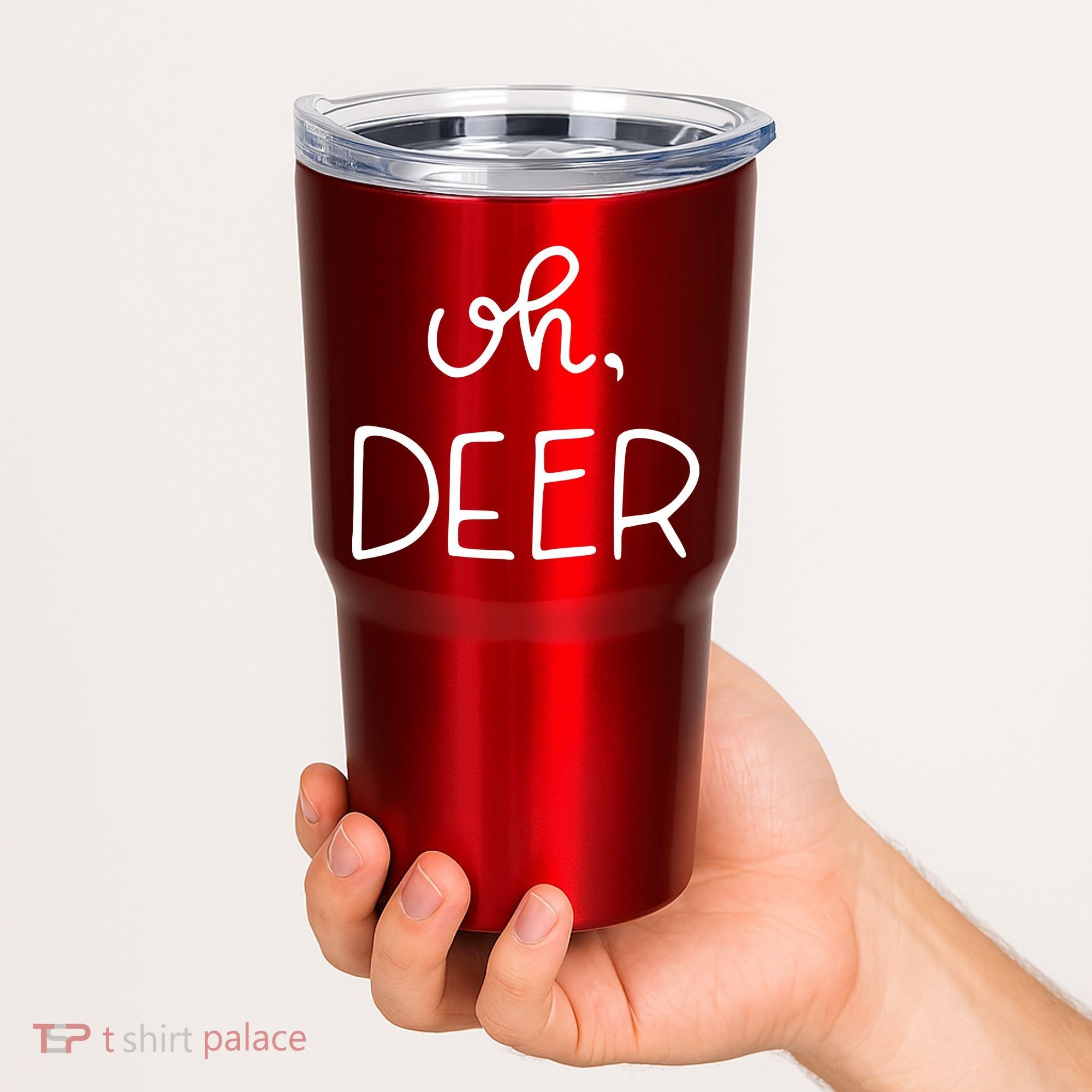 Oh Deer Christmas Cute Christmas Tumbler