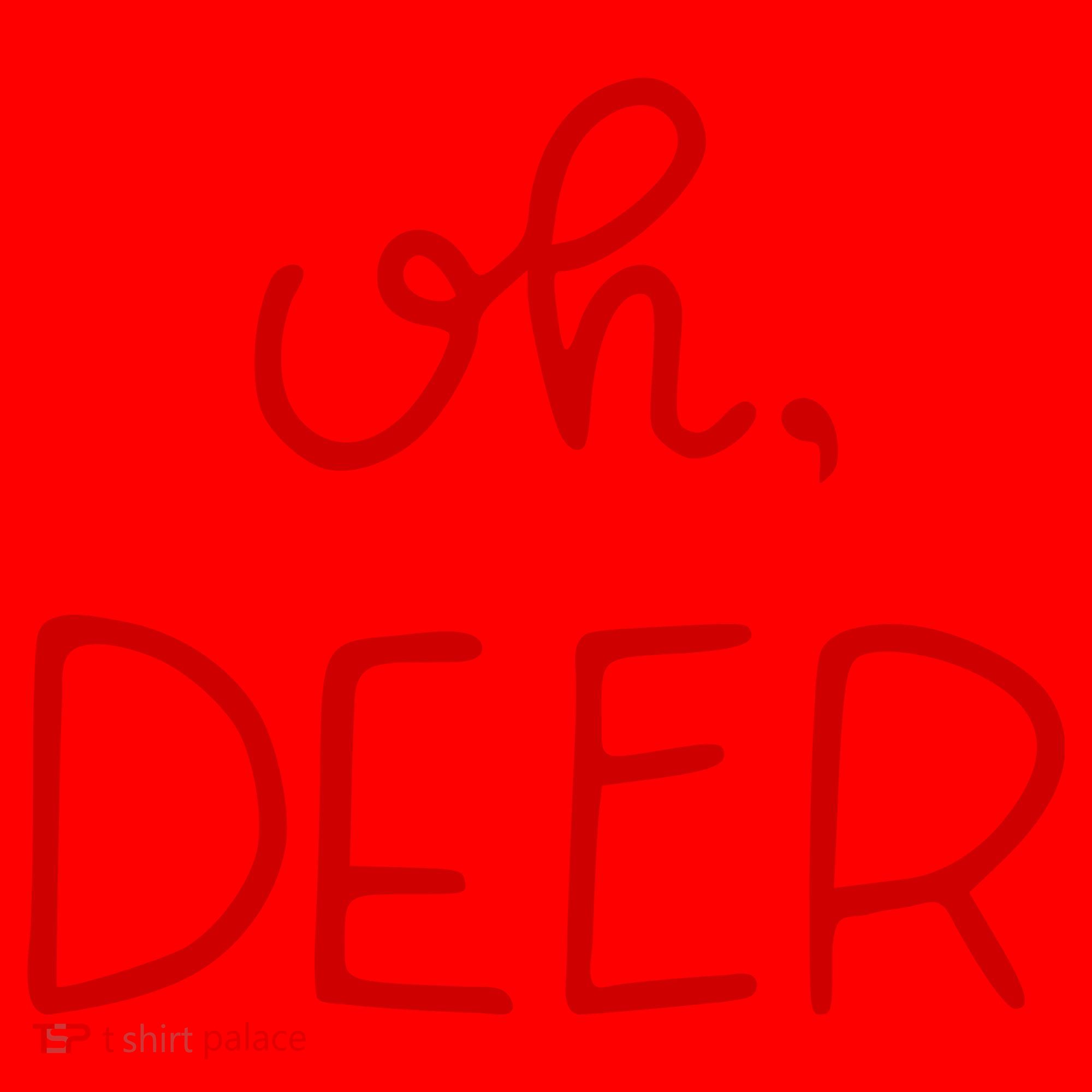 Oh Deer Christmas Cute Christmas Santa Hat