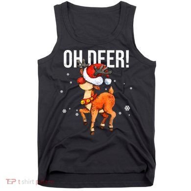 Oh Deer Christmas Holiday Vintage Gift Tank Top