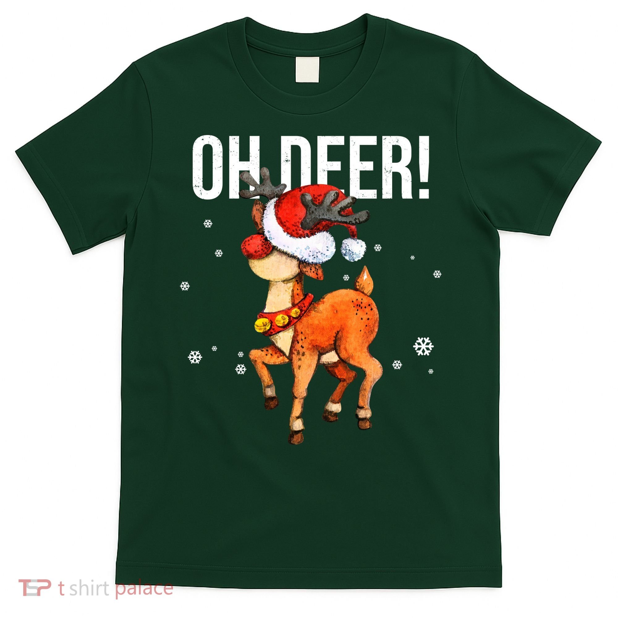 Oh Deer Christmas Holiday Vintage Gift T-Shirt
