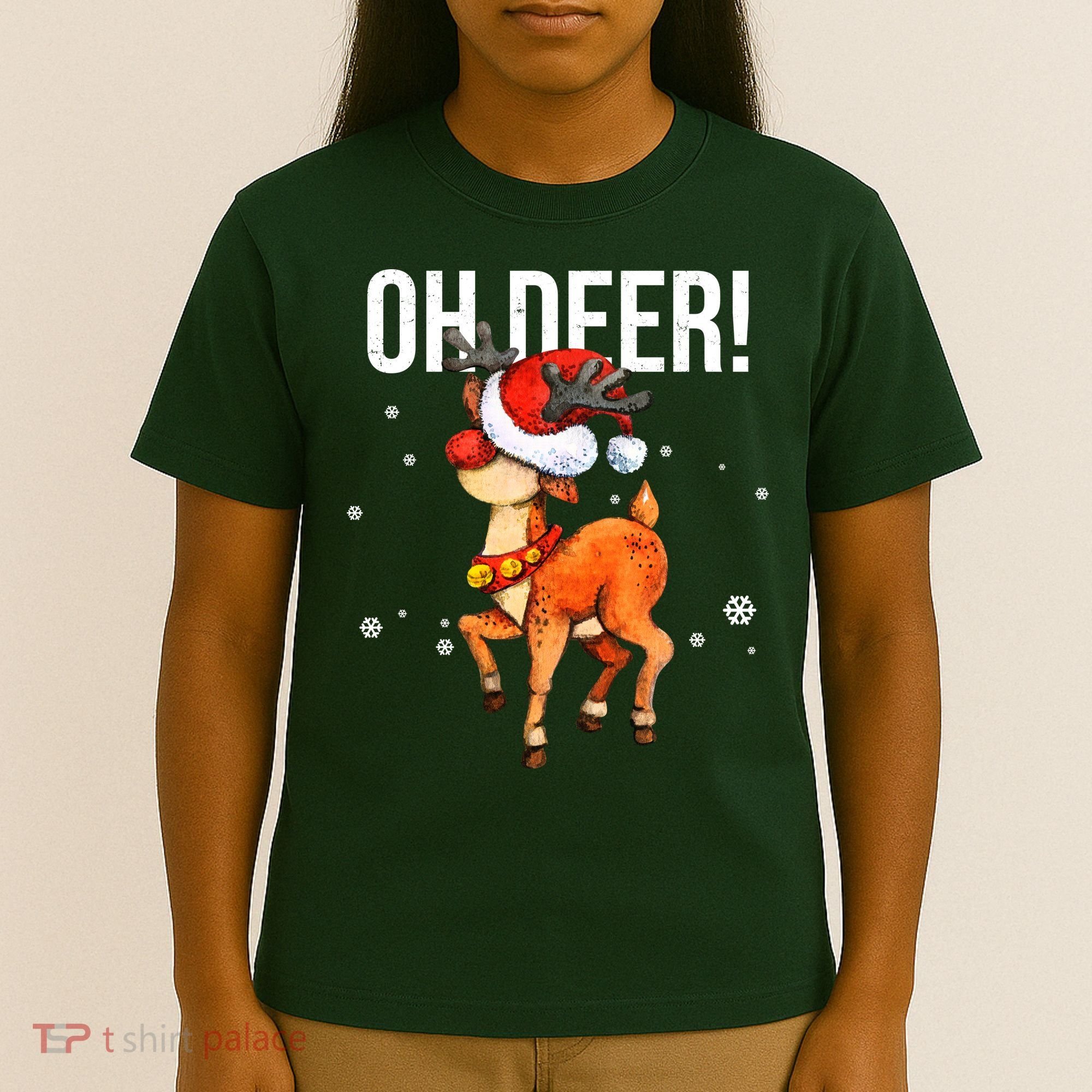 Oh Deer Christmas Holiday Vintage Gift T-Shirt