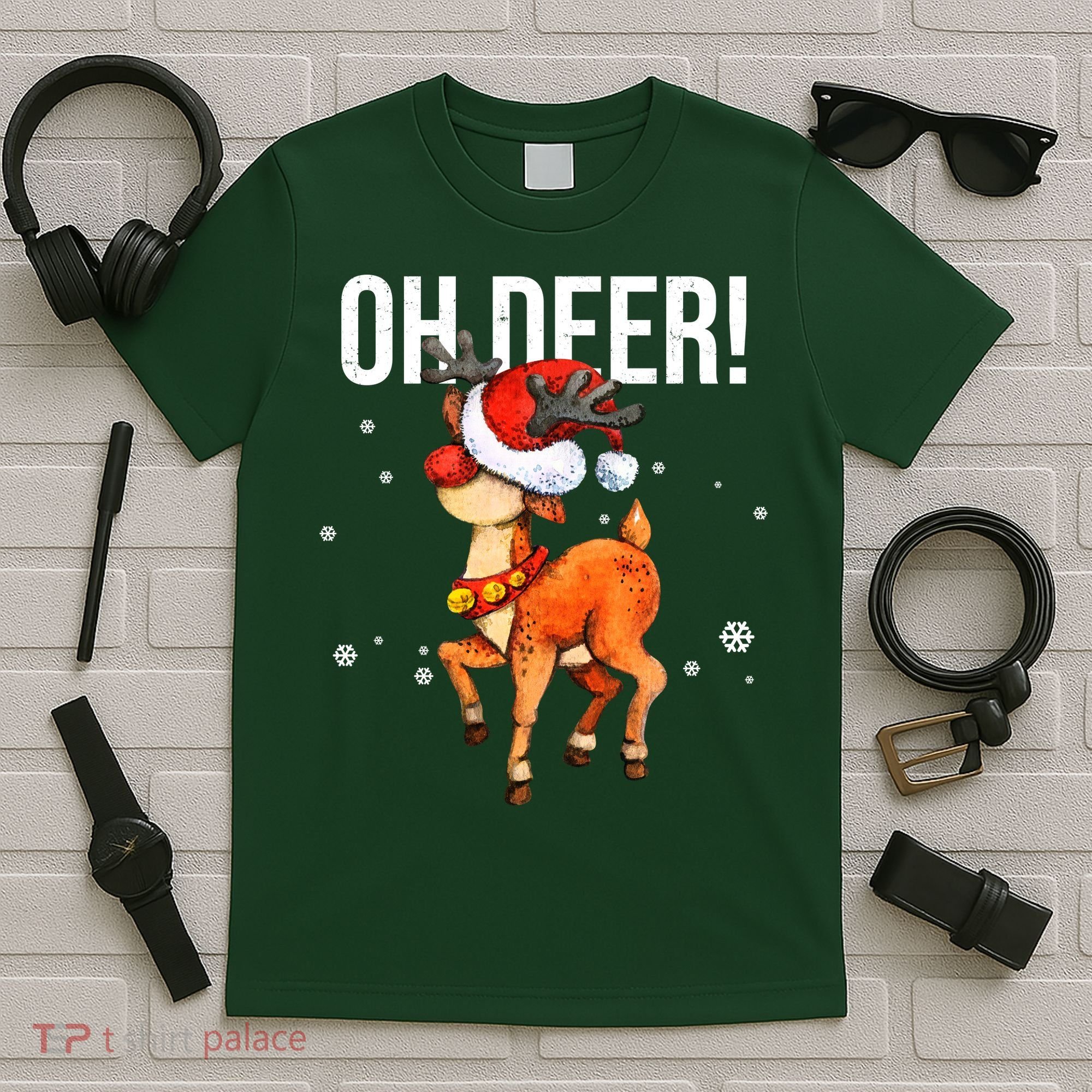 Oh Deer Christmas Holiday Vintage Gift T-Shirt