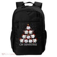 Oh Dentistree Cute Tooth Christmas Tree Merry Christmas Great Gift Backpack thumb 0