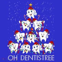 Oh Dentistree Cute Tooth Christmas Tree Merry Christmas Great Gift Sweatshirt thumb 3