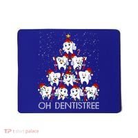 Oh Dentistree Cute Tooth Christmas Tree Merry Christmas Great Gift Mousepad thumb 0