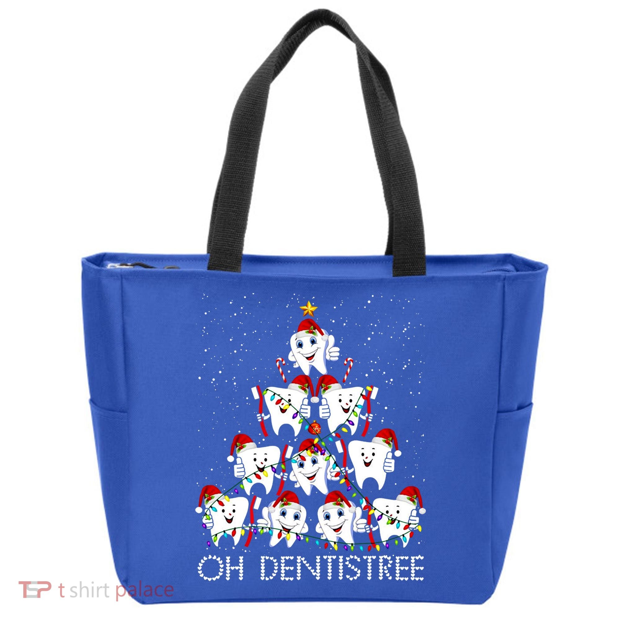 Oh Dentistree Cute Tooth Christmas Tree Merry Christmas Great Gift Tote Bag