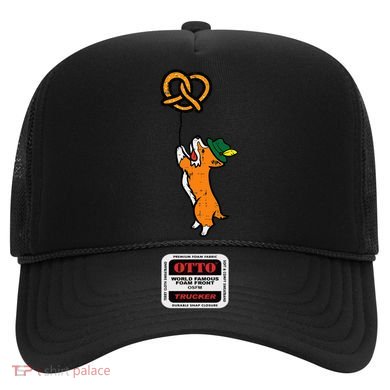 Oktoberfest Dog Corgi Pretzel German Bavarian Hat