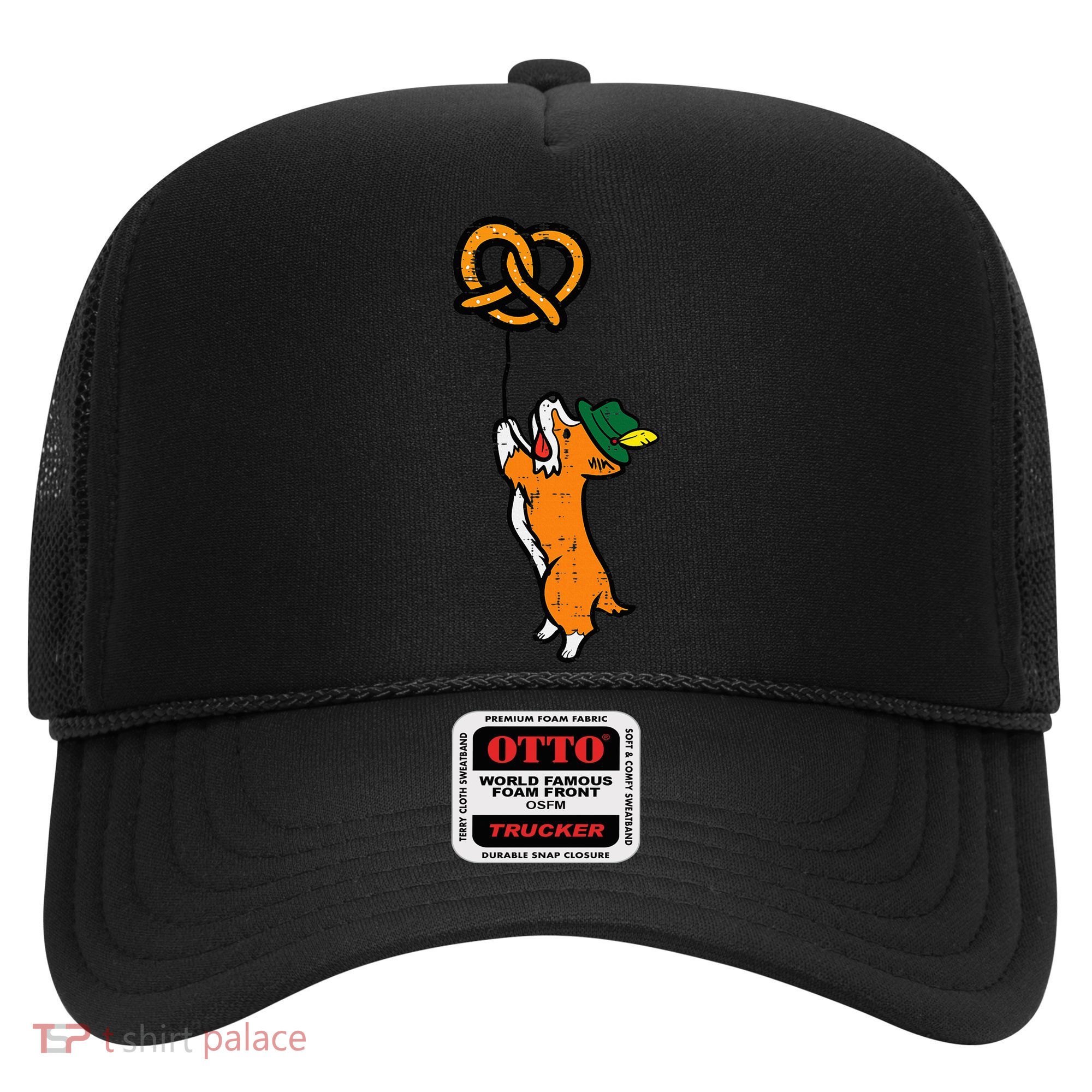 Oktoberfest Dog Corgi Pretzel German Bavarian Hat