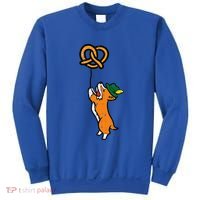 Oktoberfest Dog Corgi Pretzel German Bavarian Sweatshirt thumb 0
