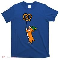 Oktoberfest Dog Corgi Pretzel German Bavarian T-Shirt thumb 0