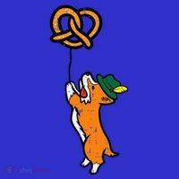Oktoberfest Dog Corgi Pretzel German Bavarian T-Shirt thumb 7
