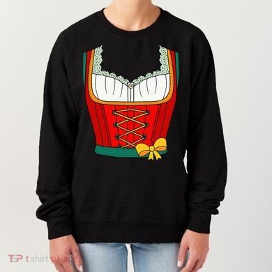 Oktoberfest Dirndl Costume For Halloween Party Women's Sweatshirt