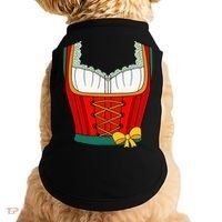 Oktoberfest Dirndl Costume For Halloween Party Doggie Tank thumb 0