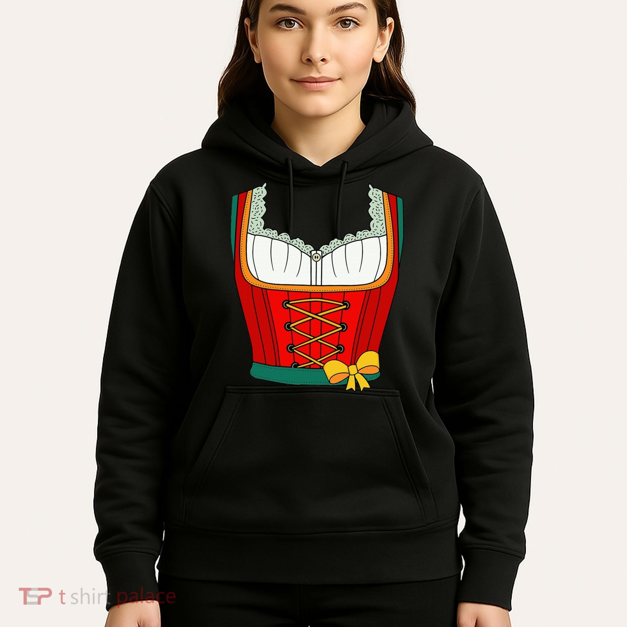 Oktoberfest Dirndl Costume For Halloween Party Hoodie