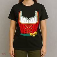 Oktoberfest Dirndl Costume For Halloween Party T-Shirt thumb 4