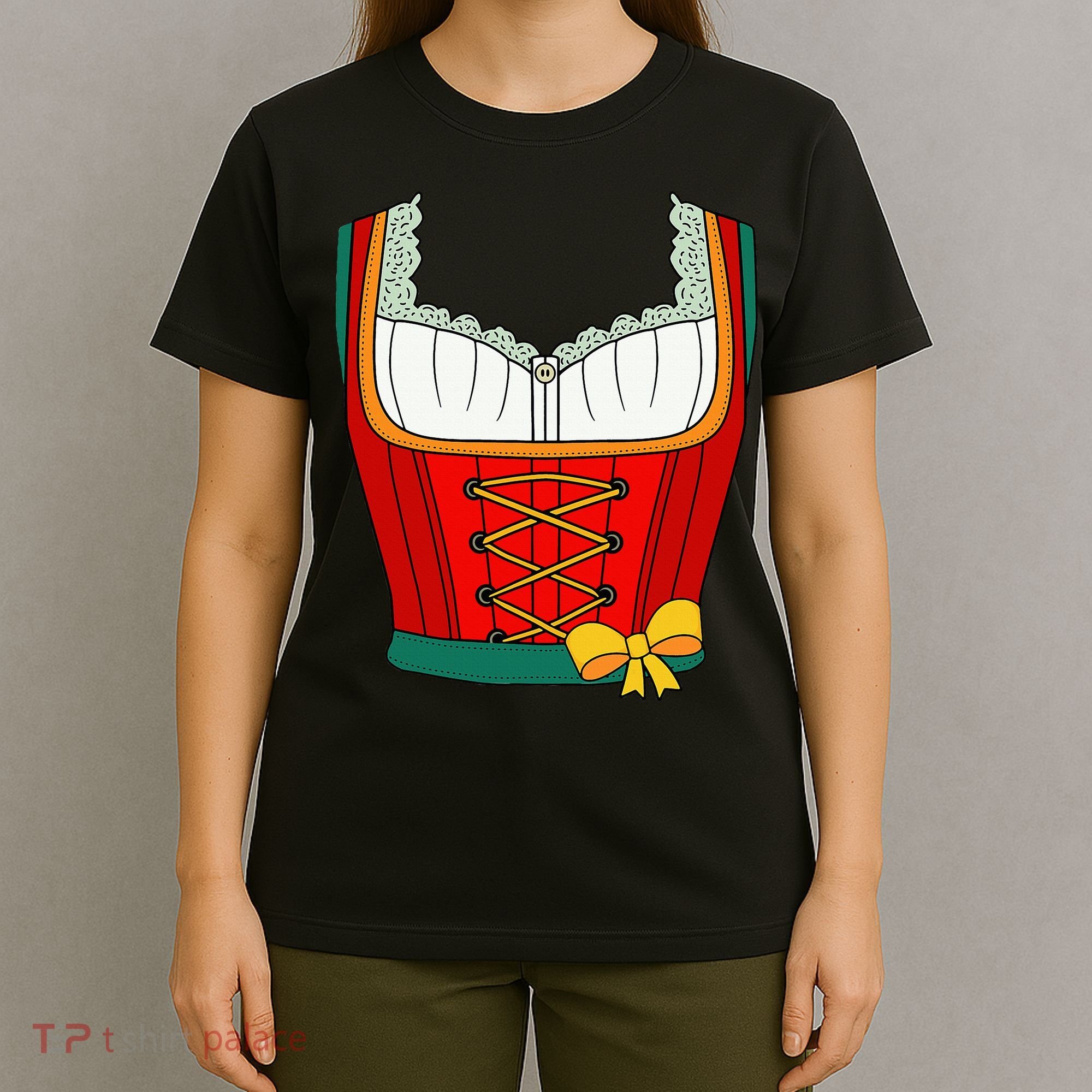 Oktoberfest Dirndl Costume For Halloween Party T-Shirt