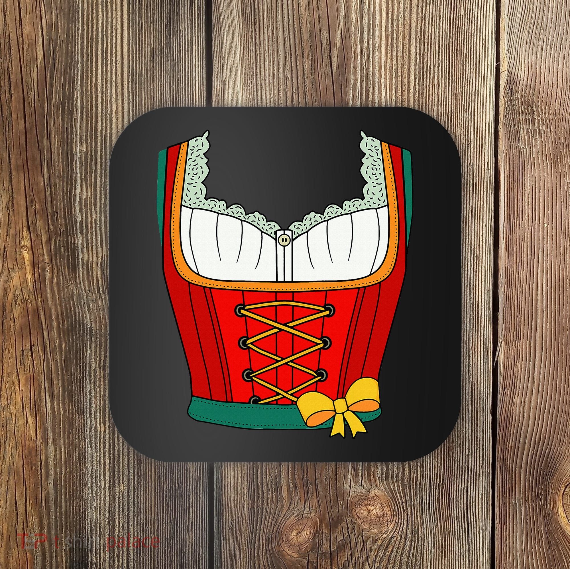 Oktoberfest Dirndl Costume For Halloween Party Coaster