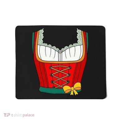 Oktoberfest Dirndl Costume For Halloween Party Mousepad