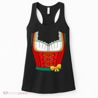 Oktoberfest Dirndl Costume For Halloween Party Women's Tank Top thumb 0