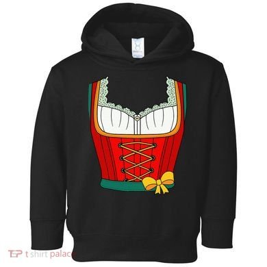 Oktoberfest Dirndl Costume For Halloween Party Toddler Hoodie