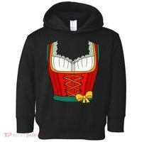 Oktoberfest Dirndl Costume For Halloween Party Toddler Hoodie thumb 0