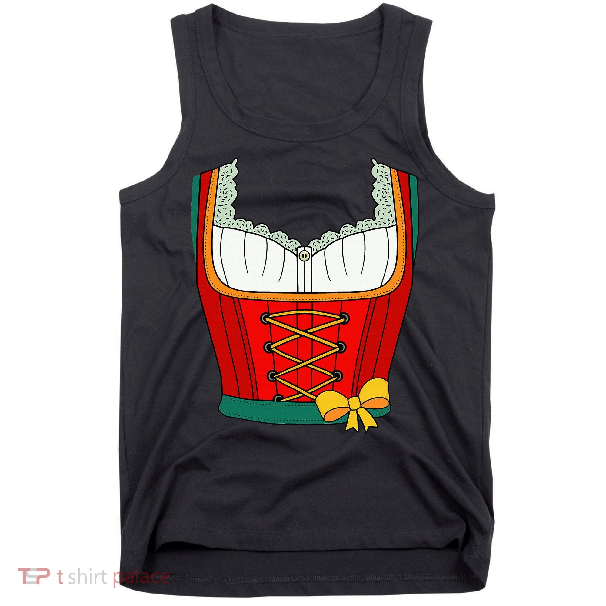 Oktoberfest Dirndl Costume For Halloween Party Tank Top