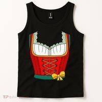 Oktoberfest Dirndl Costume For Halloween Party Tank Top thumb 2