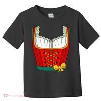 Oktoberfest Dirndl Costume For Halloween Party Toddler T-Shirt thumb 0
