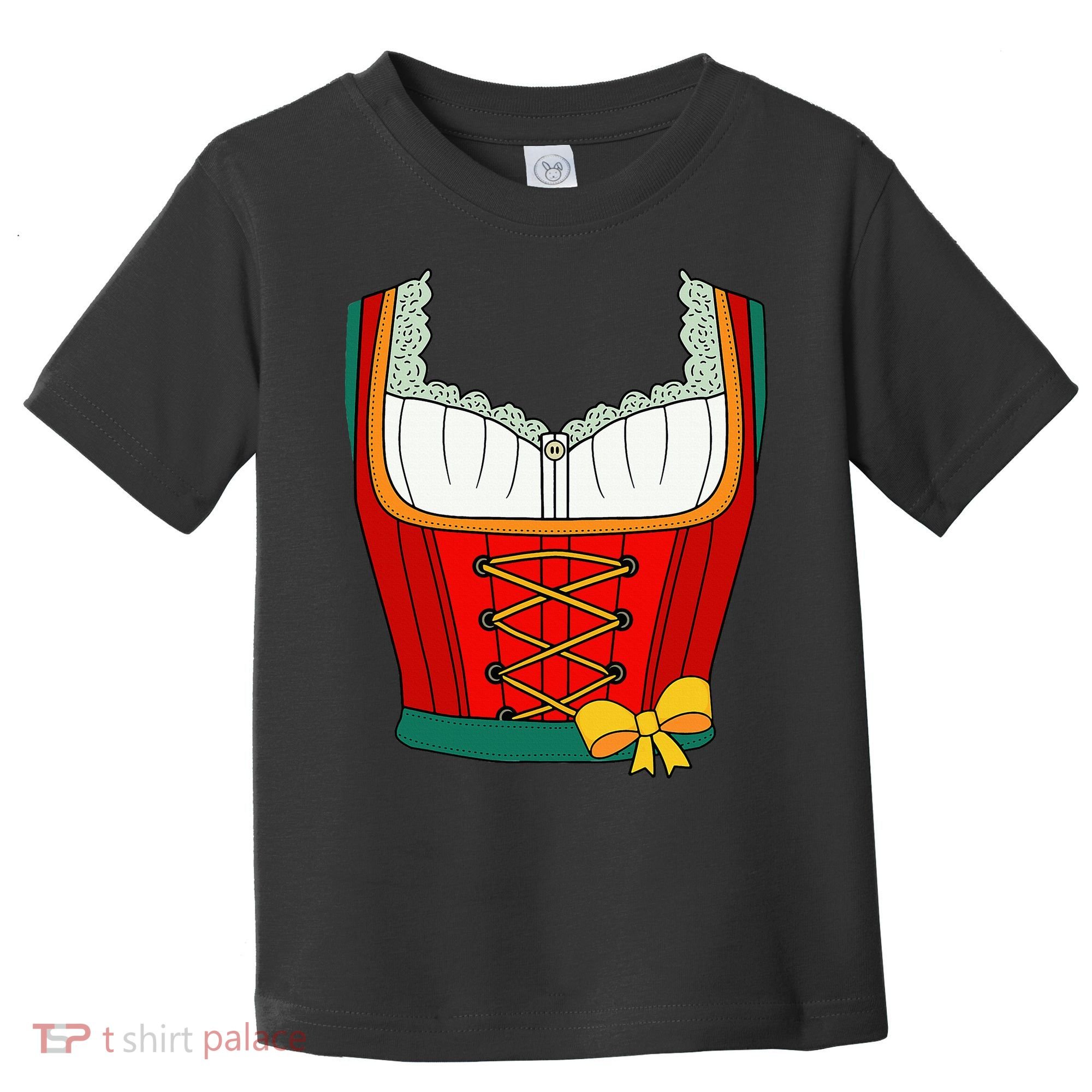 Oktoberfest Dirndl Costume For Halloween Party Toddler T-Shirt