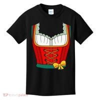 Oktoberfest Dirndl Costume For Halloween Party Kids T-Shirt thumb 0