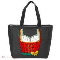 Oktoberfest Dirndl Costume For Halloween Party Tote Bag thumb 0