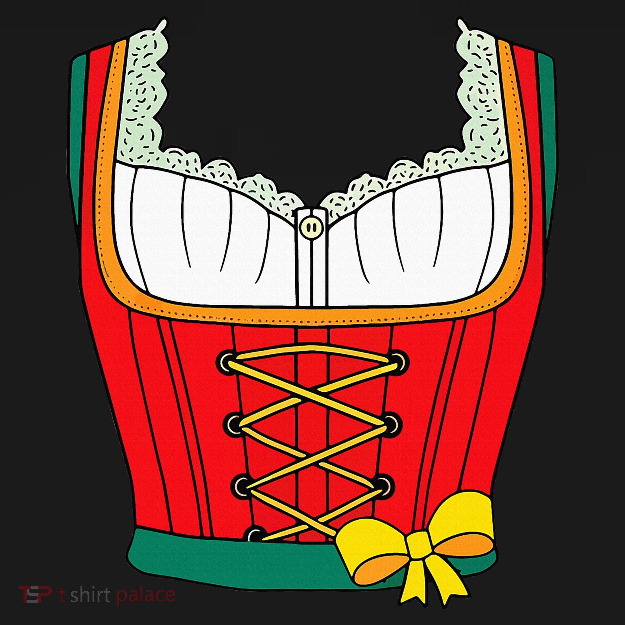 Oktoberfest Dirndl Costume Ornament