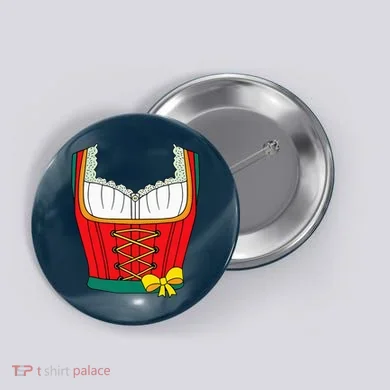 Oktoberfest Dirndl Costume Button