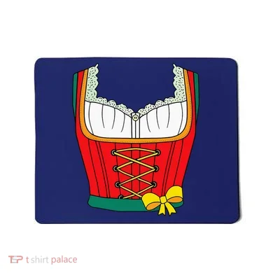 Oktoberfest Dirndl Costume Mousepad