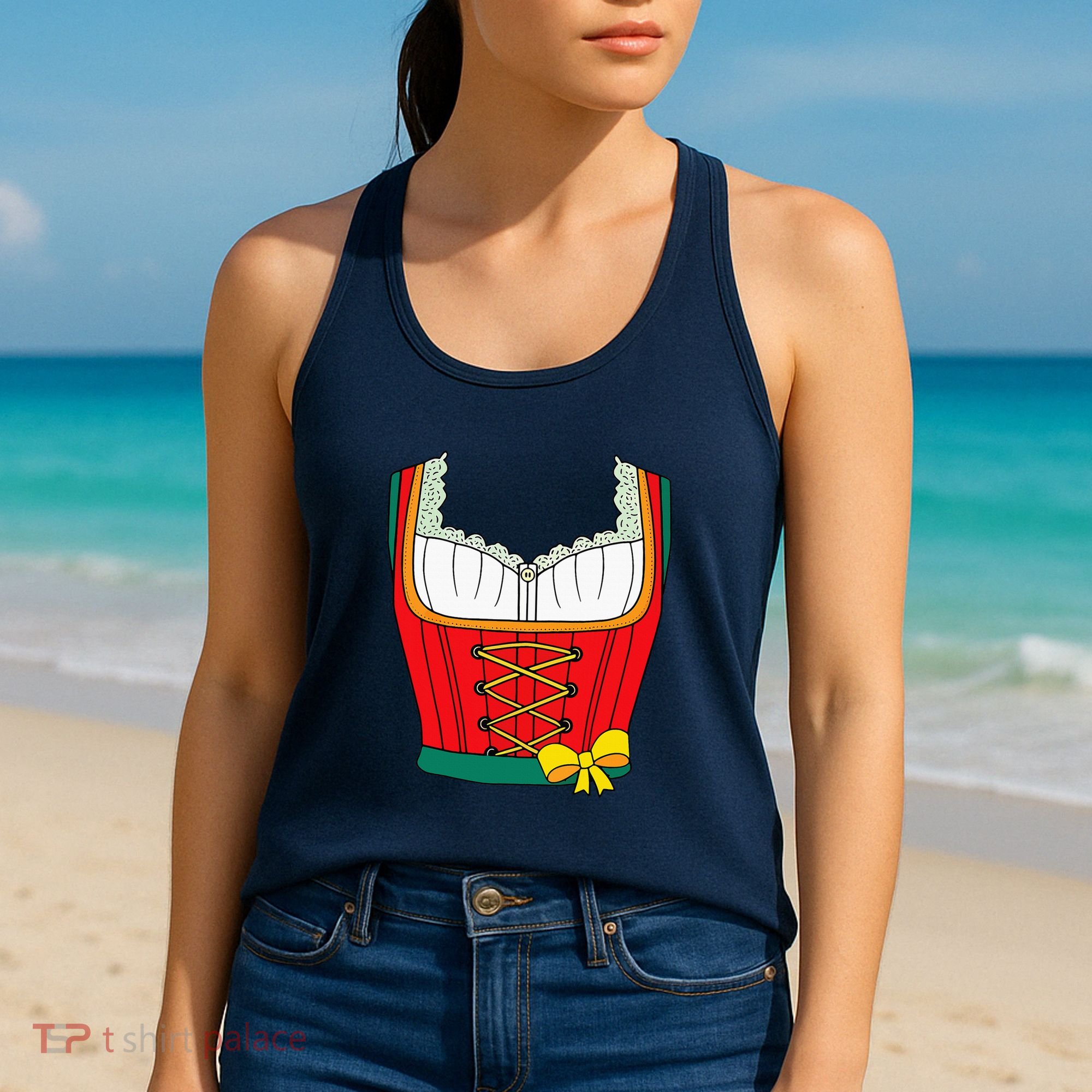 Oktoberfest Dirndl Costume Women's Tank Top