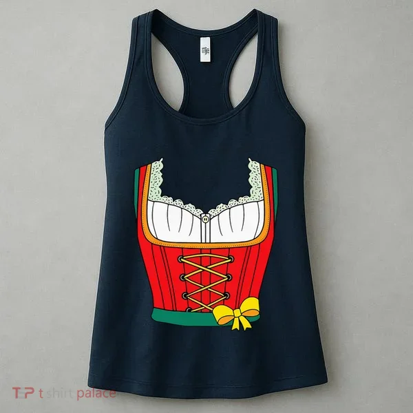 Oktoberfest Dirndl Costume Women's Tank Top