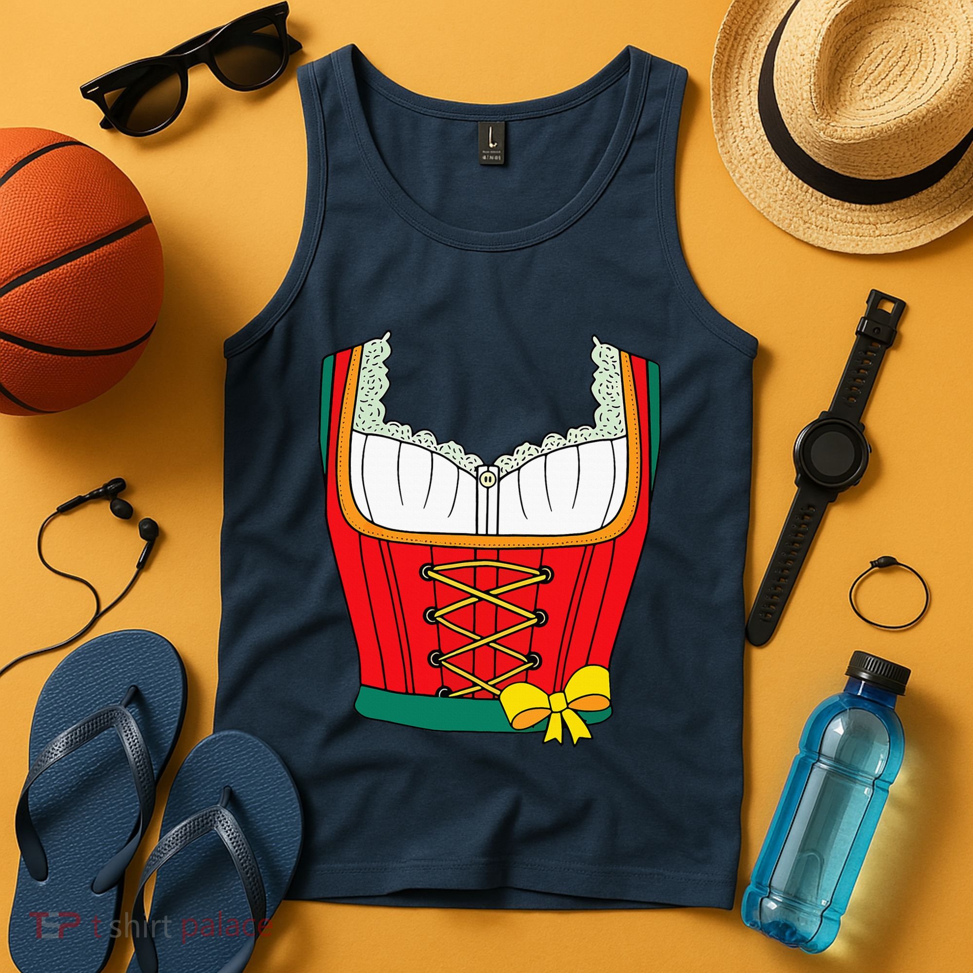 Oktoberfest Dirndl Costume Tank Top