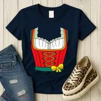 Oktoberfest Dirndl Costume Women's T-Shirt thumb 3