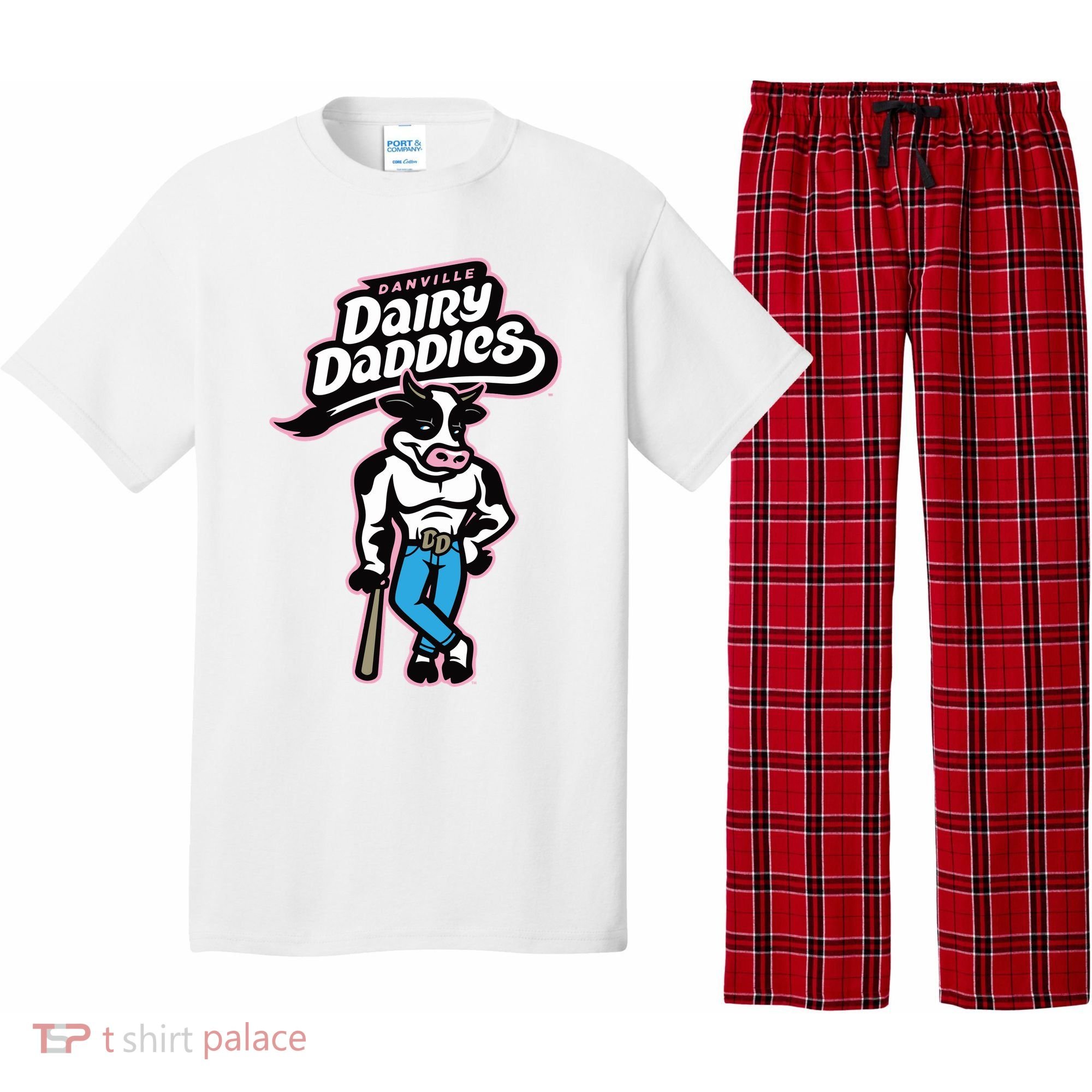 Otterbots Danville Dairy Daddies Pajama Set