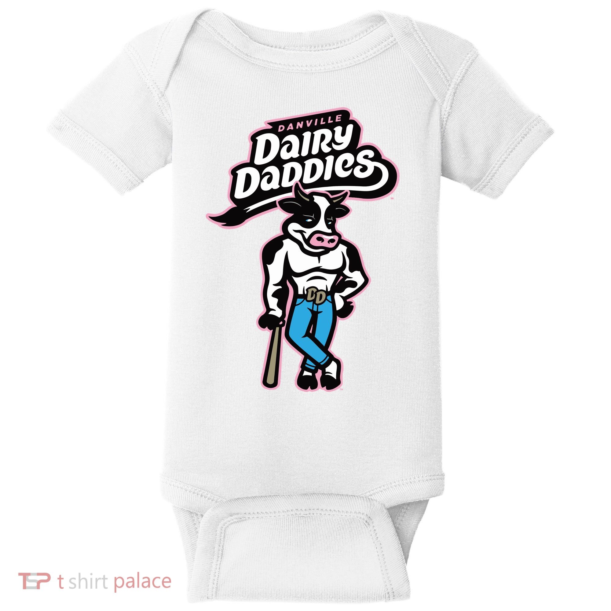 Otterbots Danville Dairy Daddies Baby Bodysuit