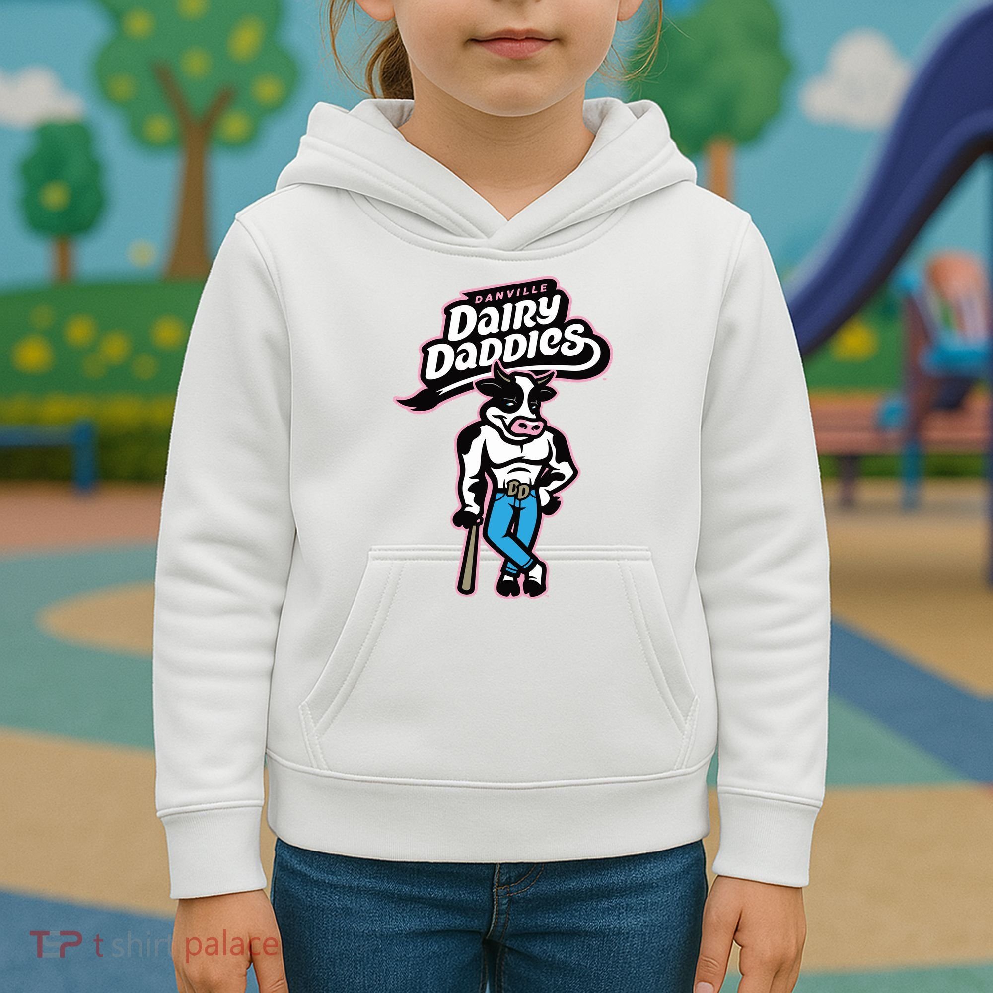 Otterbots Danville Dairy Daddies Kids Hoodie