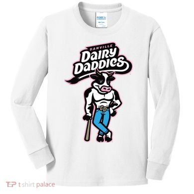 Otterbots Danville Dairy Daddies Kids Long Sleeve Shirt